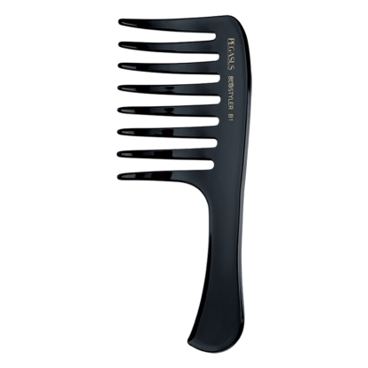 Pegasus Hard RubbPegasus Hard Rubber Comb (B1) Large 9" Blo Styler with Curved Teether Comb - B!